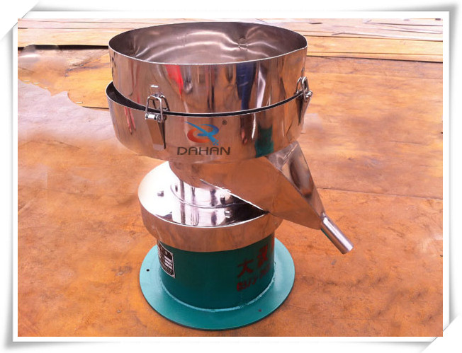 single deck vibrating filter sieve