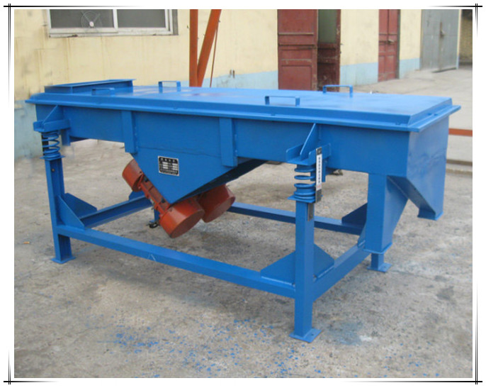 single deck linear vibrating screen